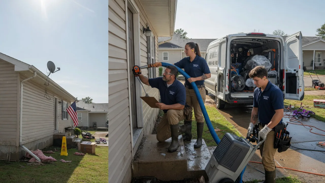 Ceiling Water Damage Restoration in Creola, OH near me